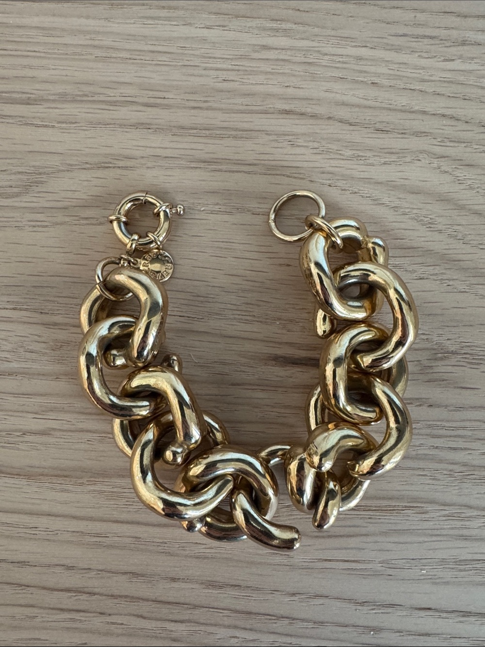 J. Crew Gold Chunky Link Bracelet - Women Jewelry